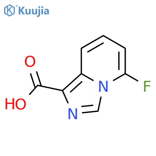 5-Fluoro-imidazo[1,5-a]pyridine-1-carboxylic acid structure