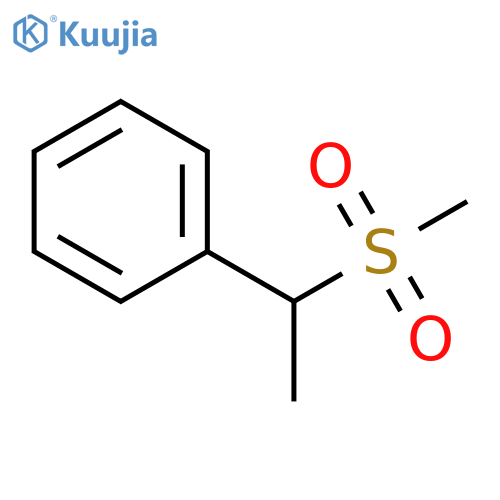 Benzene, [1-(methylsulfonyl)ethyl]- structure