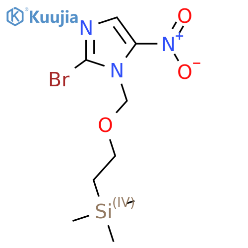 2-Bromo-5-nitro-1-(2-trimethylsilanyl-ethoxymethyl)-1H-imidazole structure