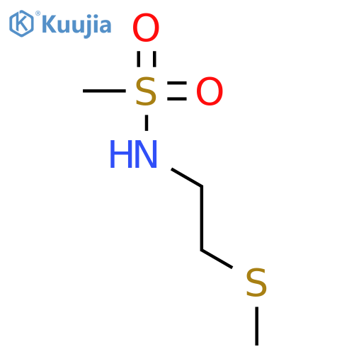 Methanesulfonamide, N-[2-(methylthio)ethyl]- structure