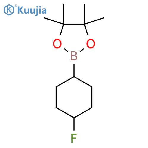 2-(4-Fluoro-cyclohexyl)-4,4,5,5-tetramethyl-[1,3,2]dioxaborolane structure