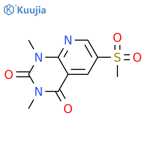 6-methanesulfonyl-1,3-dimethyl-1H,2H,3H,4H-pyrido[2,3-d]pyrimidine-2,4-dione structure