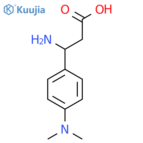 3-Amino-3-(4-dimethylamino-phenyl)-propionic Acid structure