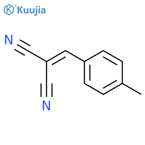 2-[(4-methylphenyl)methylidene]propanedinitrile structure
