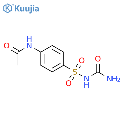 Acetamide,N-[4-[[(aminocarbonyl)amino]sulfonyl]phenyl]- structure