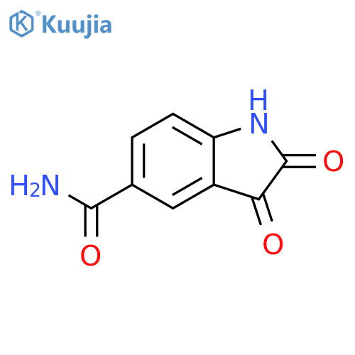 1H-Indole-5-carboxamide,2,3-dihydro-2,3-dioxo- structure