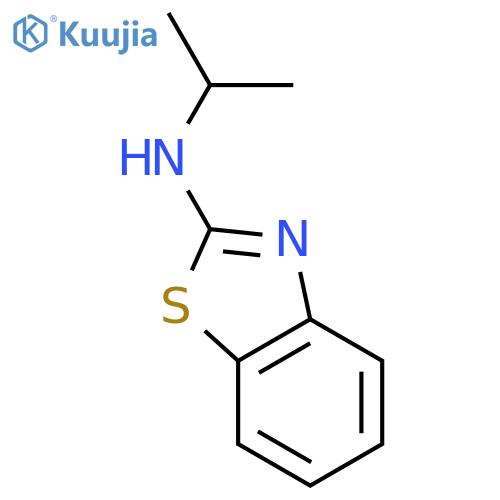 N-(propan-2-yl)-1,3-benzothiazol-2-amine structure