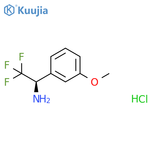 (R)-2,2,2-Trifluoro-1-(3-methoxyphenyl)ethanamine hydrochloride structure