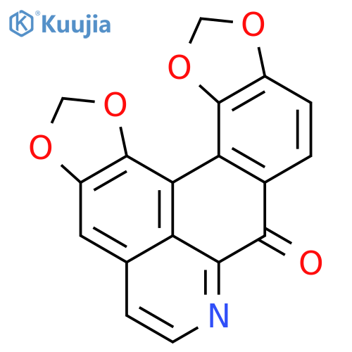 1,3-Dioxolo[5,6]benzo[1,2-g][1,3]dioxolo[4,5]benzo[1,2,3-de]quinolin-11-one structure
