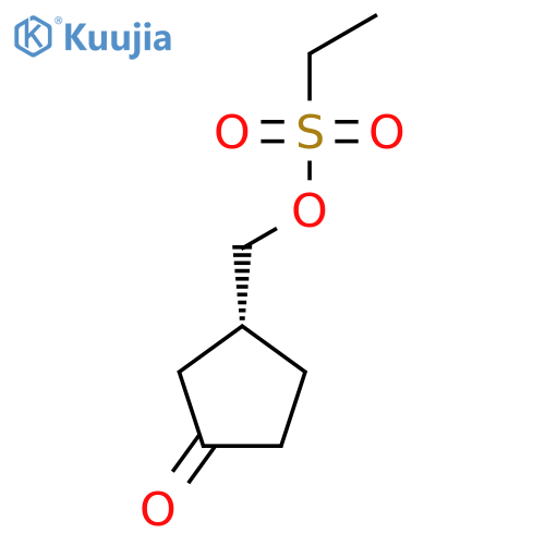 [(1R)-3-oxocyclopentyl]methyl ethanesulfonate structure