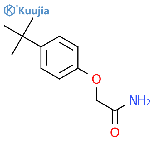 Acetamide, 2-[4-(1,1-dimethylethyl)phenoxy]- structure