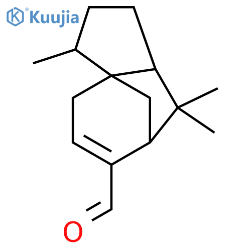 1H-3a,7-Methanoazulene-6-carboxaldehyde,2,3,4,7,8,8a-hexahydro-3,8,8-trimethyl-, (3R,3aS,7R,8aS)- structure