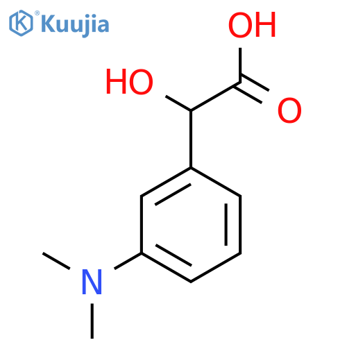 2-3-(dimethylamino)phenyl-2-hydroxyacetic acid structure