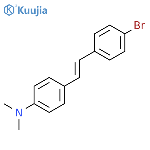 Benzenamine,4-[(1E)-2-(4-bromophenyl)ethenyl]-N,N-dimethyl- structure