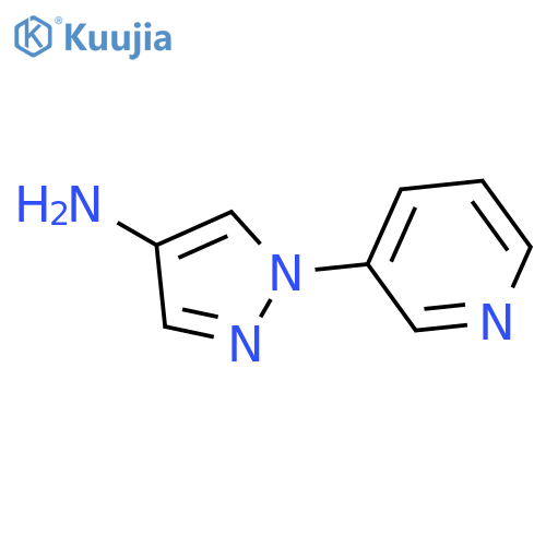1H-Pyrazol-4-amine,1-(3-pyridinyl)- structure
