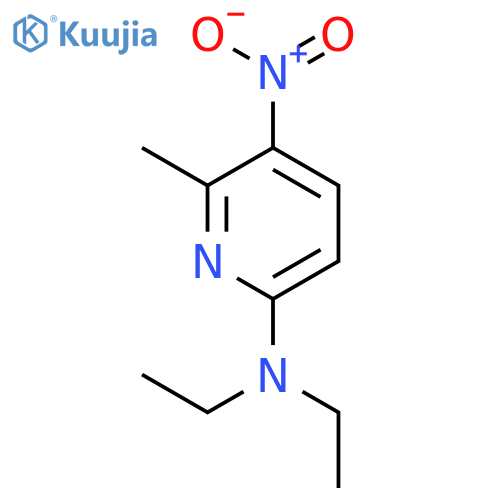 N,N-Diethyl-6-methyl-5-nitro-2-pyridinamine structure