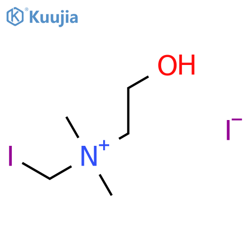 2-hydroxyethyl-(iodomethyl)-dimethyl-ammonium;iodide structure