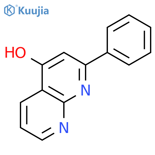 1,8-Naphthyridin-4-ol, 2-phenyl- structure