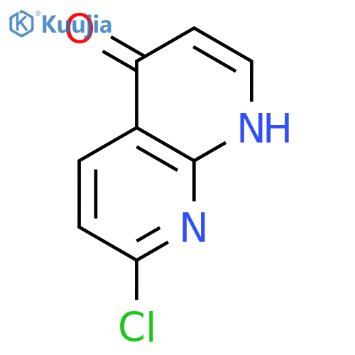 7-Chloro-1,8-naphthyridin-4-ol structure