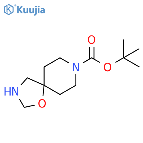 1-Oxa-3,8-diazaspiro[4.5]decane-8-carboxylic acid, 1,1-dimethylethyl ester structure