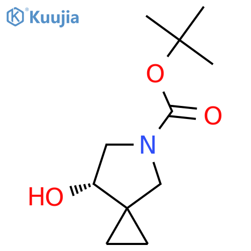 Tert-butyl (7S)-7-hydroxy-5-azaspiro[2.4]heptane-5-carboxylate structure