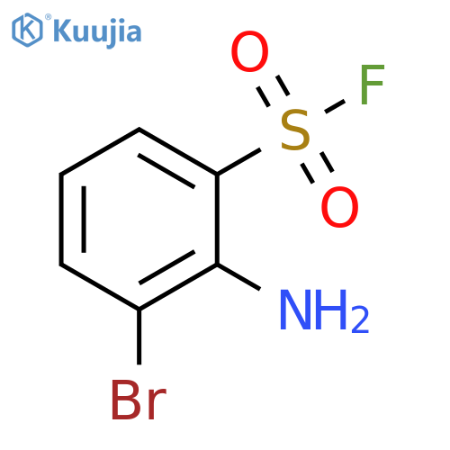 2-Amino-3-bromobenzenesulfonyl fluoride structure