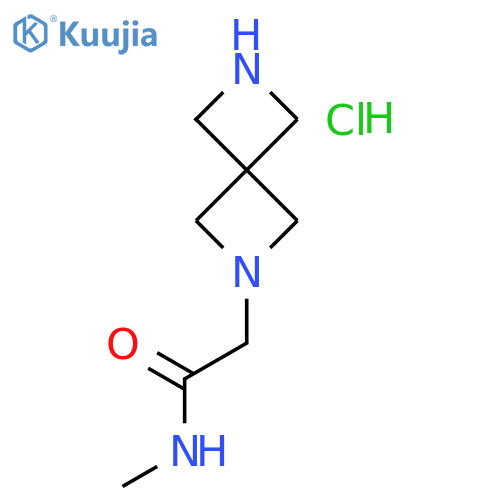 2,6-Diazaspiro[3.3]heptane-2-acetamide, N-methyl-, hydrochloride (1:2)  structure