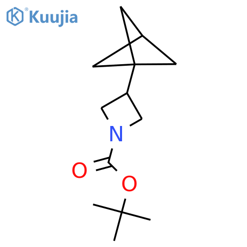 Tert-butyl 3-{bicyclo[1.1.1]pentan-1-yl}azetidine-1-carboxylate structure