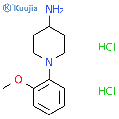 1-(2-Methoxyphenyl)piperidin-4-amine dihydrochloride structure