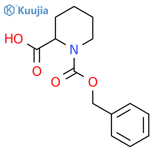 (R)-1-(Benzyloxycarbonyl)-2-piperidinecarboxylic Acid structure