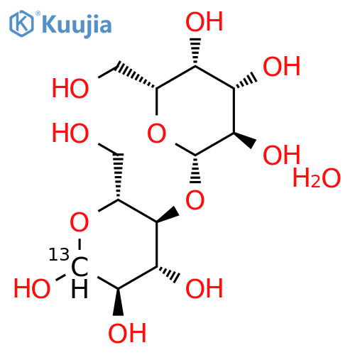 1-13CglcLactose Monohydrate structure