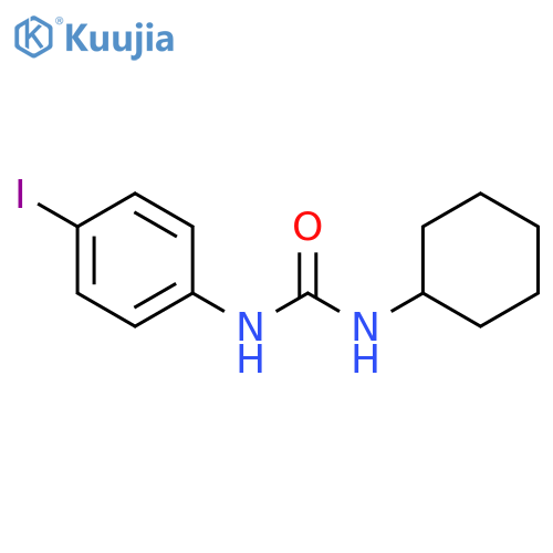 1-cyclohexyl-3-(4-iodophenyl)urea structure