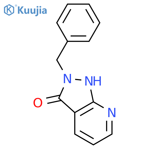 3H-Pyrazolo[3,4-b]pyridin-3-one,1,2-dihydro-2-(phenylmethyl)- structure