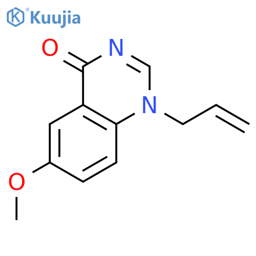4(1H)-Quinazolinone, 6-methoxy-1-(2-propenyl)- structure