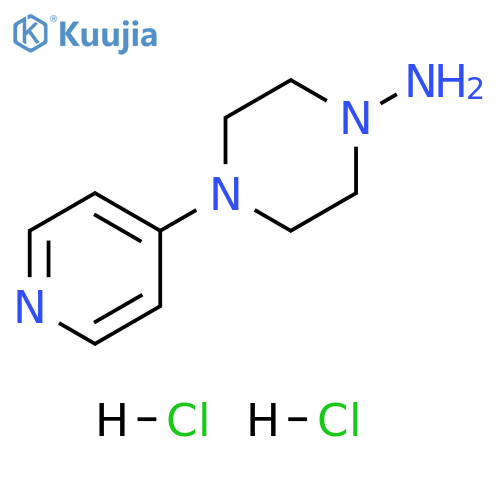 4-(pyridin-4-yl)piperazin-1-amine dihydrochloride structure