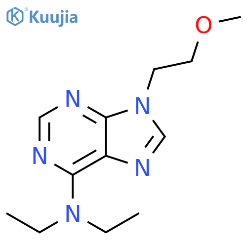 N,N-Diethyl-9-(2-methoxyethyl)-9H-purin-6-amine structure