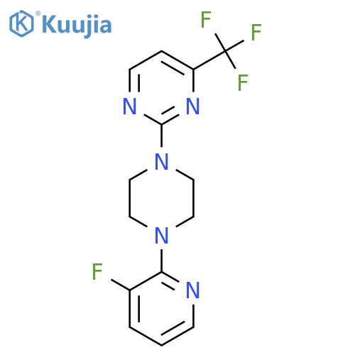 2-[4-(3-Fluoropyridin-2-yl)piperazin-1-yl]-4-(trifluoromethyl)pyrimidine structure