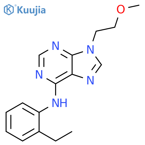 N-(2-Ethylphenyl)-9-(2-methoxyethyl)-9H-purin-6-amine structure