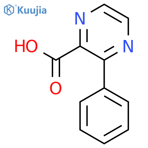 3-phenylpyrazine-2-carboxylic acid structure