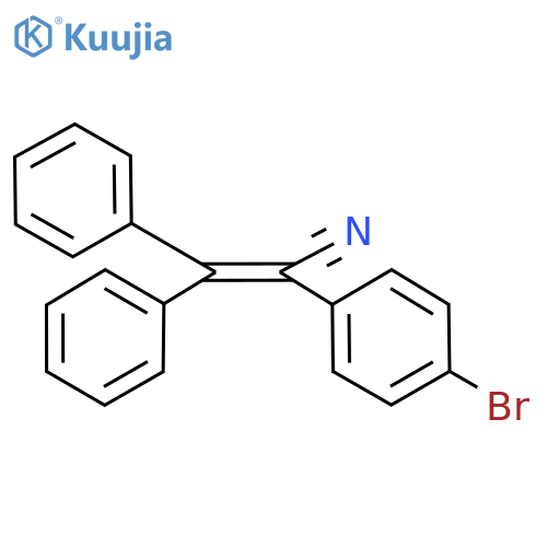 2-(4-Bromophenyl)-3,3-diphenylacrylonitrile structure