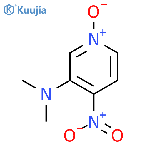 3-Pyridinamine, N,N-dimethyl-4-nitro-, 1-oxide structure