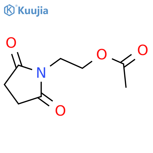 2,5-Pyrrolidinedione,1-[2-(acetyloxy)ethyl]- structure