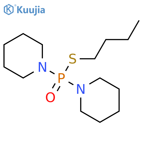 Phosphinothioic acid,di-1-piperidinyl-, S-butyl ester (9CI) structure