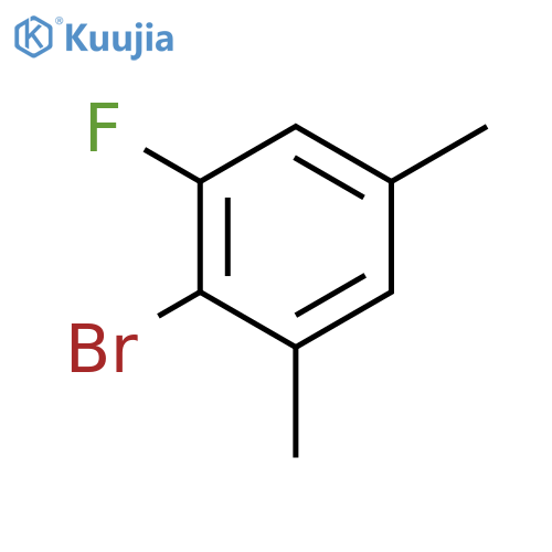 2-Bromo-1-fluoro-3,5-dimethylbenzene structure