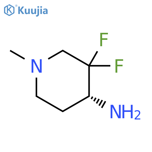 (R)-3,3-Difluoro-1-methylpiperidin-4-amine structure