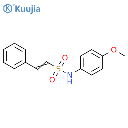 N-(4-Methoxyphenyl)-2-phenylethene-1-sulfonamide structure