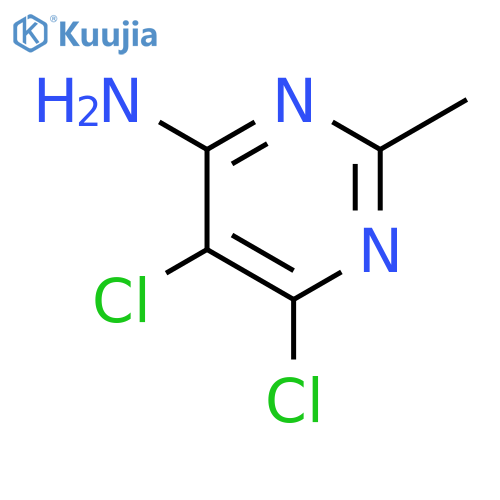 5,6-Dichloro-2-methylpyrimidin-4-amine structure
