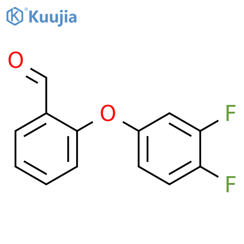 2-(3,4-difluorophenoxy)benzaldehyde structure