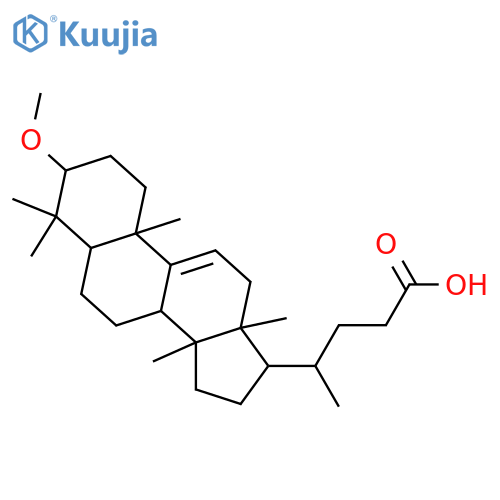 3-Hydroxy-25,26,27-trinorlanost-9(11)-en-24-oic acid; 3β-form, Me ether structure