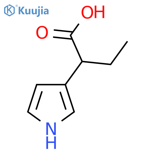2-(1H-pyrrol-3-yl)butanoic acid structure